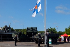 Autokilta esillä Turun messuilla.